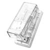 Stapler Transparent Labor-saving Flexible with Staples Book Order Plastic Mini Size Binder Desktop Stapler School Supplies