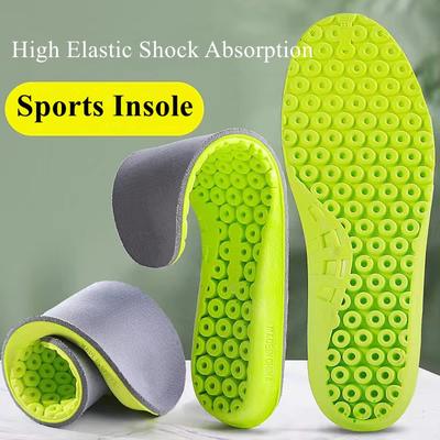 Sport-Einlegesohle, stoßdämpfend, weich, atmungsaktiv, schweißableitend, Deodorant-Schuheinlagen, rutschfeste Einlegesohle für Männer und Frauen