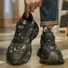 2025 Summer New Men's Mesh Thick Sole Trendy Casual Dad Shoes Breathable Versatile Running Fashion Shoes