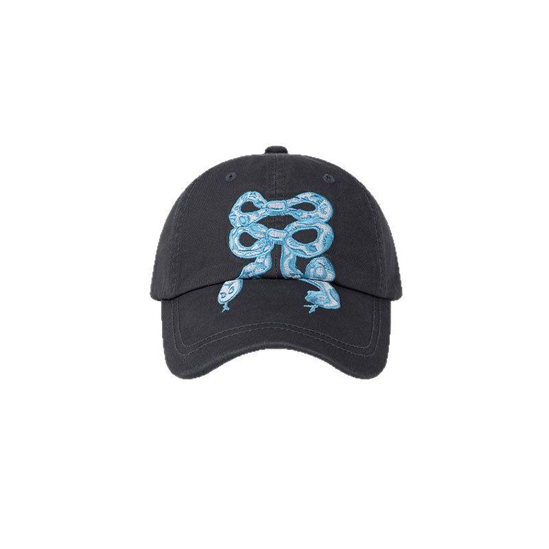 Bow Embroidered Printed Baseball Cap Fashionable Casual Ins Baseball Cap Women