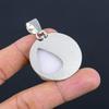 Womens Day Deal Pear Pink Opal Stone 925 Silver Artisan Bezel Pendant Jewelry