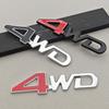 3D Metal Car Logo 4WD Sticker Trunk Badge Fender Side Emblem For JEEP Toyota Frod Chevrolet Honda Universal Accessories Wq1