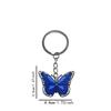8-delige Vlinder Zacht PVC Rubber Sleutelhanger Set - Afstuderen en Kleine Cadeau Hangers
