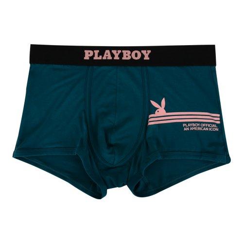 

[Playboy] Мужские боксеры-брифы из вискозы Сине-зеленые 1 шт. PMD2106-BG [Отправлено из Кореи] 100% Оригинал 95