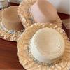 Sun Protection Straw Sun Hat Large Brim Beach Sunshade Hat Sweet Sun Protection Hat  Summer