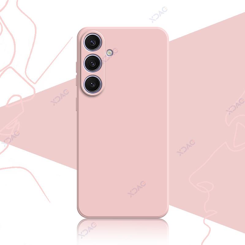 Square Liquid Silicone Phone Cases for Samsung Galaxy S25 Plus Ultra SamsungS25Ultra 360 Soft Protective Cover Anti-fall Armor