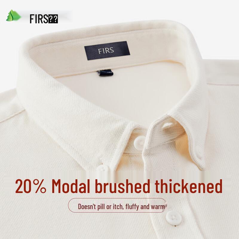 FIRS Men s Modal Blend Brushed Long Sleeve Shirt 2XL