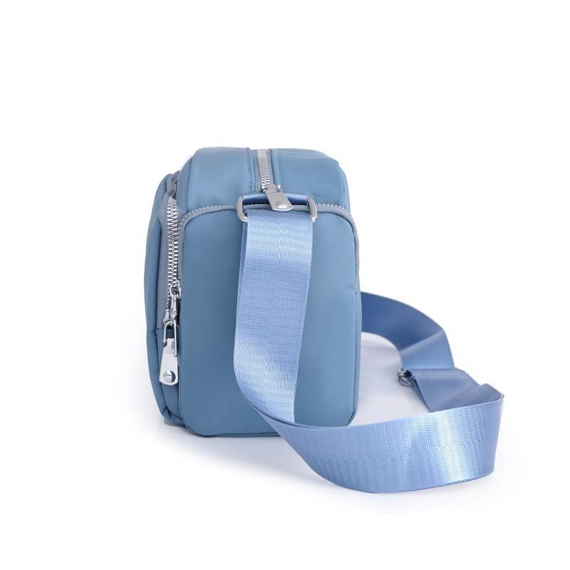 Dámská taška Vodotěsné Nylonové kabelky Pure Color Móda Multifunkční Velkokapacitní Crossbody Tote Bag Casual Messenger Mum Bag