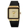 Langjue Fashion Square Men'S Watch Selection Men'S Watch Simple Quartz Watch Men'S Silicone Strap Watch