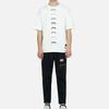 Evisu Multi Letter Brand Logo Printed Short Sleeve T-Shirt Men Tops White 2ESHTM3TS690RXCT