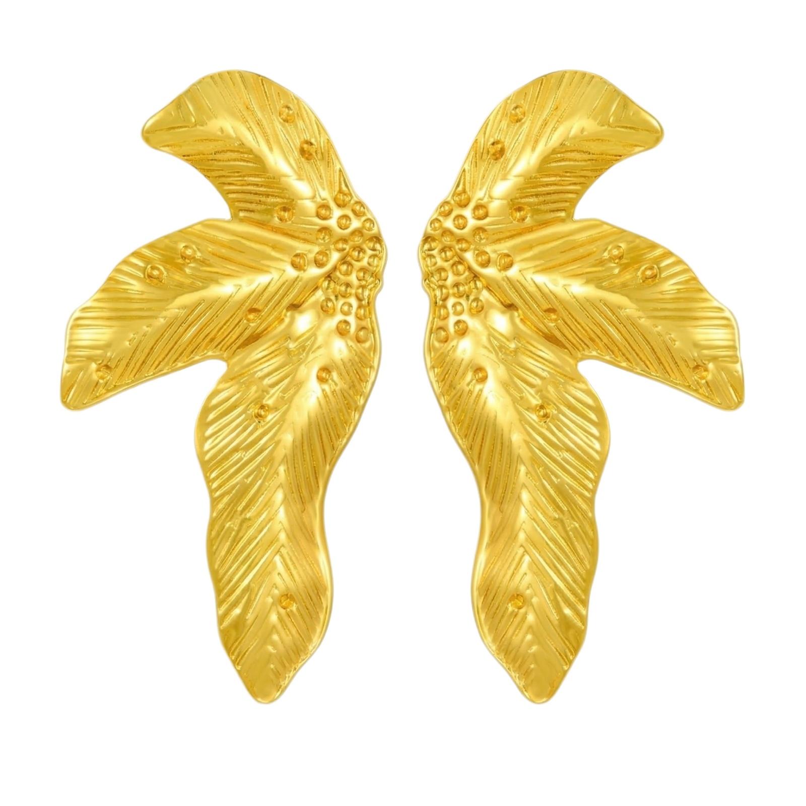 Stainless Steel Earrings for Women Vintage Luxury Stylish Titanium Steel Jewelry