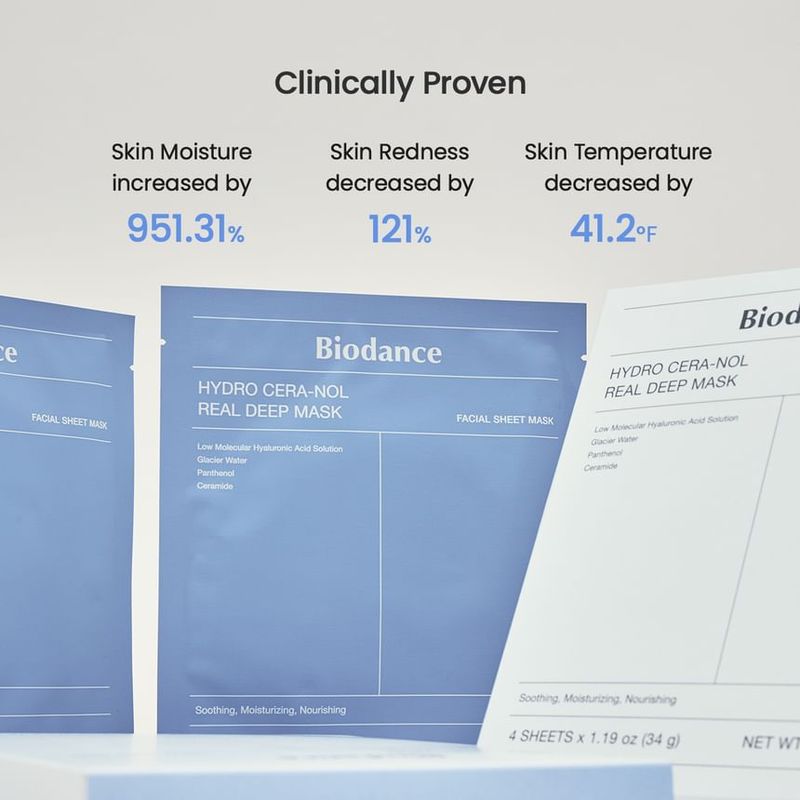 Biodance Bundle: Bio Collagen - Real Deep Mask Set + Refreshing Sea Kelp Real Deep Mask Set + Hydro Cera-nol Real Deep Mask Set