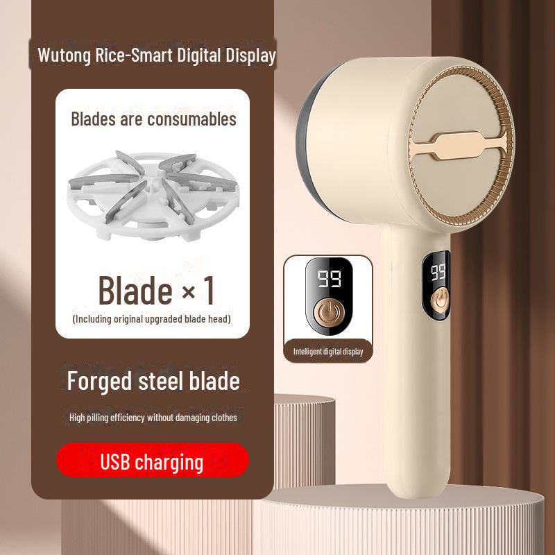 

Перезаряжаемая портативная цифровая бритва для одежды и удаления комков волос USB digital display charging model