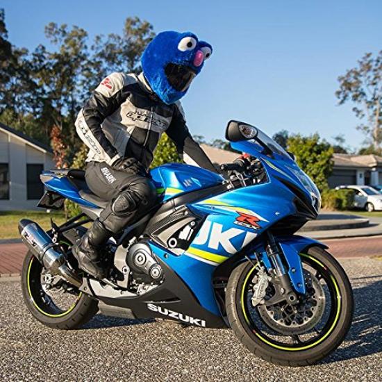 Moto Loot Helmet Cover for Motorcycle Fun Rides and One Helmets, Gifts, Size, Blue, MLAM-063