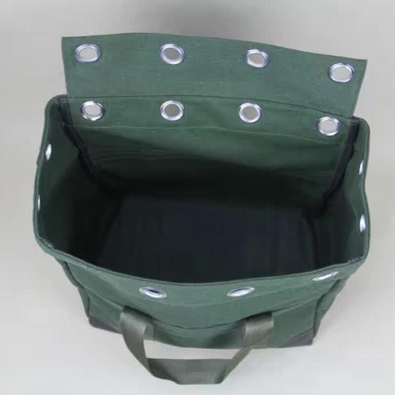 RYZH Military Green Canvas Bank Cash Bag