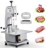 Commercial Electric Meat Bandsaw, 650W Stainless Steel Countertop Meat Sawing Machine, Workbench 315 X 460 Mm, 110 Mm Max Cutting Thickness