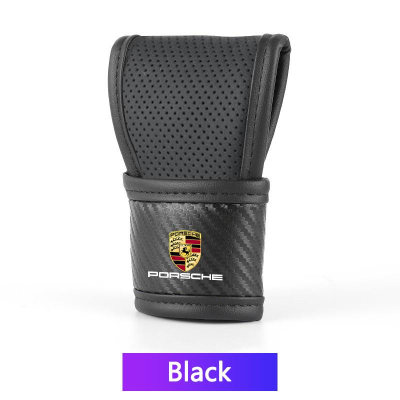 High-end Car Interior Shift Handle Covers Non-Slips Gearshift Cover For Porsche 911 Cayenne Cayman Panamera Macan Taycan Boxster