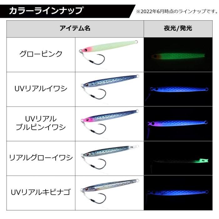 Daiwa Metal Jig Shore Spartan Dirty Jig 90g Blue Pink Zebra Lure