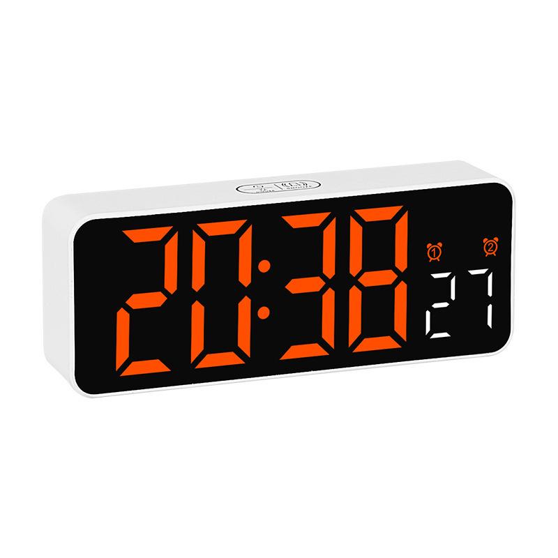 Mini Multifunctional Electronic Alarm Clock with Temperature Display, Large 2806/Small 2807 - Bedside Model