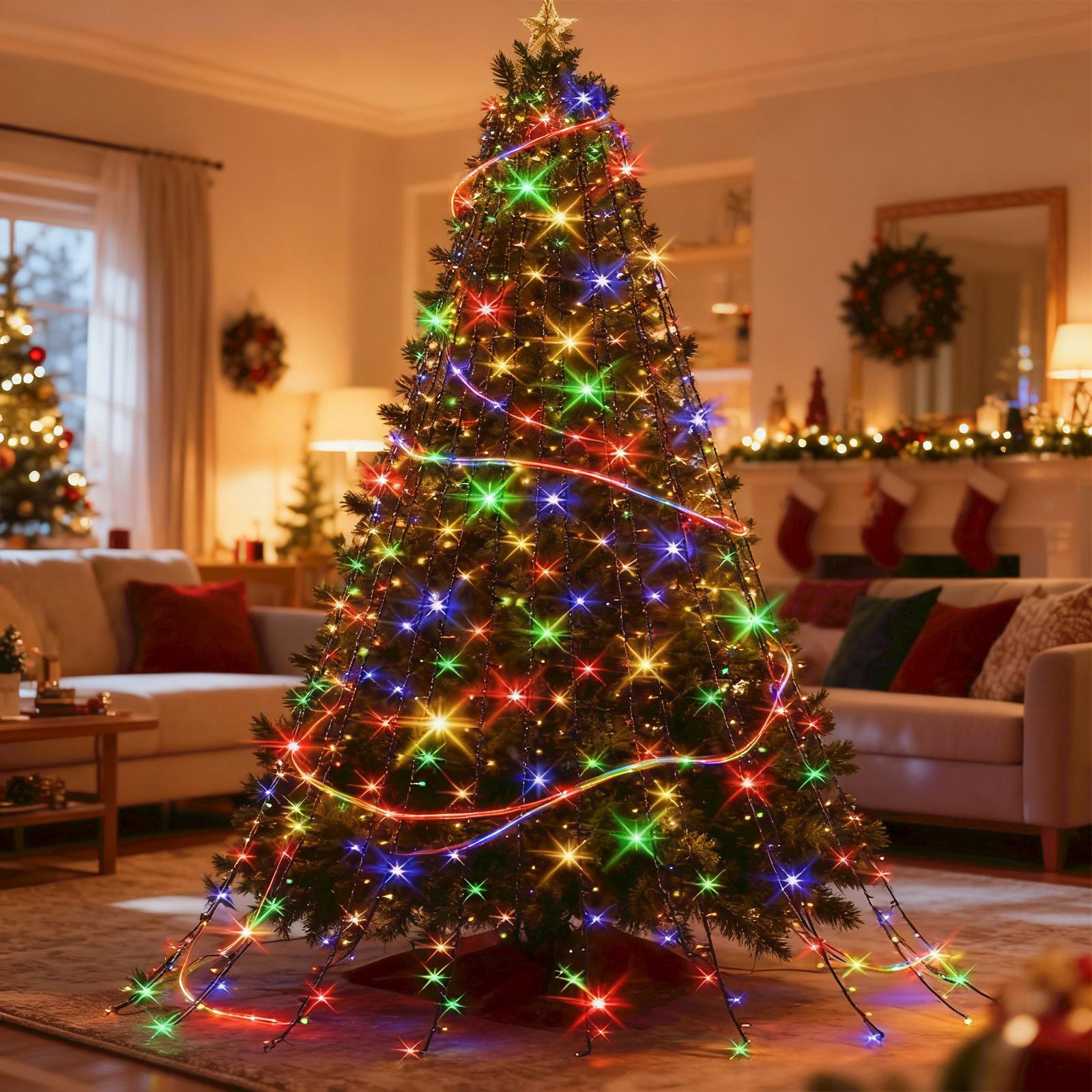 

Led Circular Treetop Light, Cord Light, Christmas Tree Light, Christmas String Light, Christmas Decorative Light Hanging Light One Size