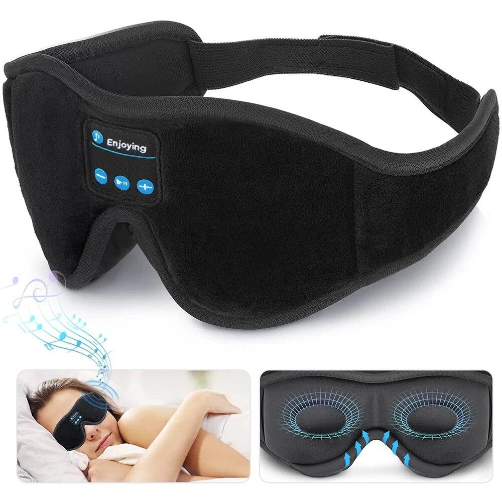 

Маска для наушников для сна Bluetooth 3D маска для глаз Воспроизведение музыки Наушники для сна со встроенным HD-динамиком