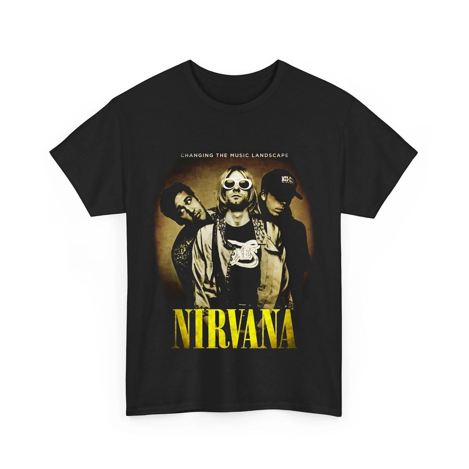 NIRVANA Футболка NeverMind Курт Кобейн Тур Футболка Размер S-3XL S