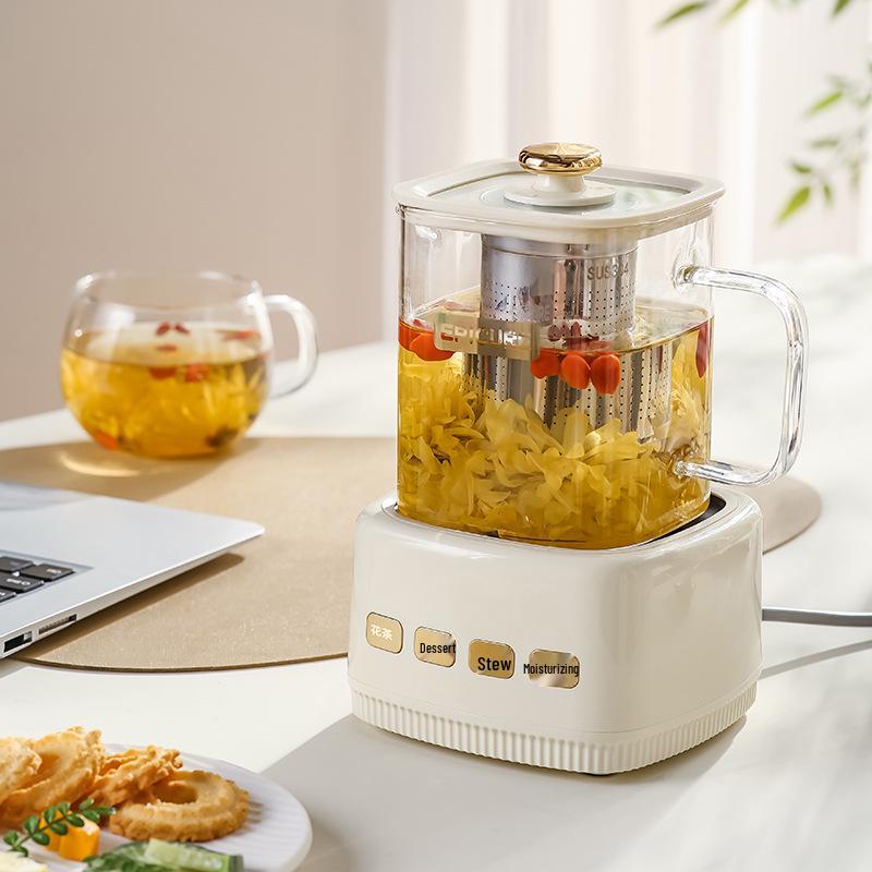 Wow Multifunctional Mini Glass Teapot: Automatic & Convenient for Home and Office