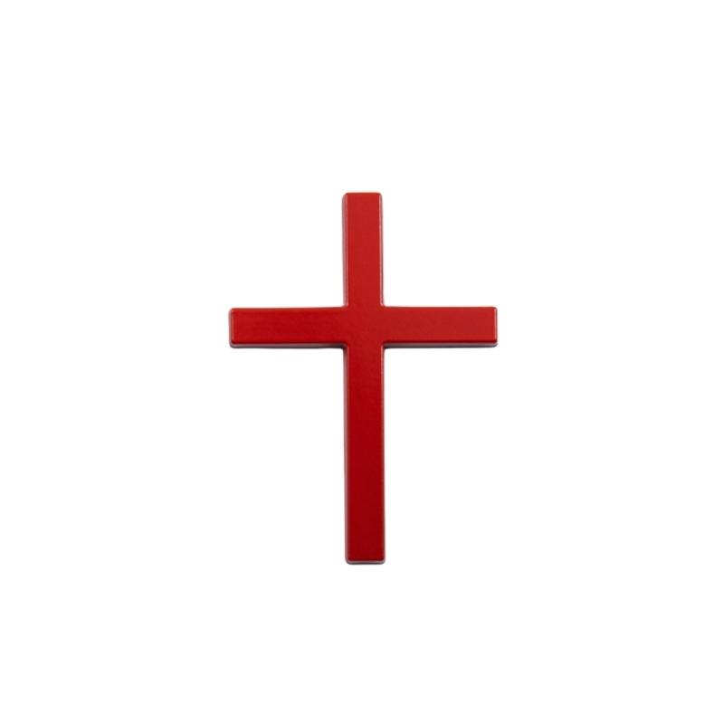 Metallkreuze Aufkleber Klebend 3D Christus Kreuze Abzeichen Außen Dekoration Embleme Abzeichen Aufkleber für Fahrzeug LKW