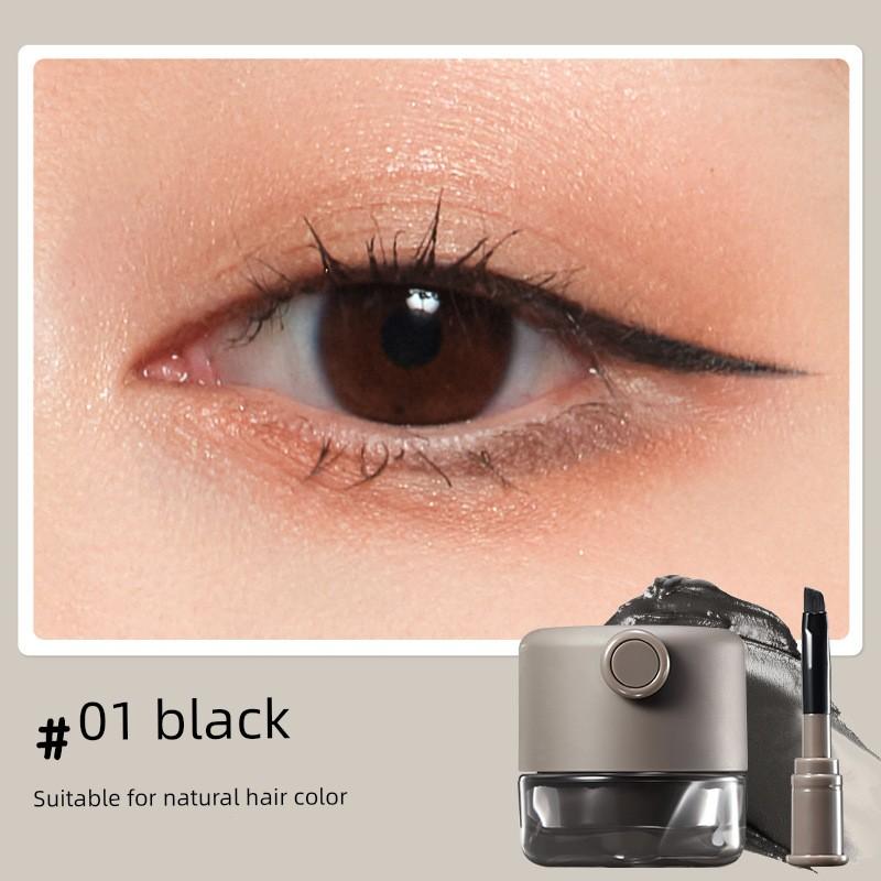 Judydoll Orange Cushion Eyeliner Pen for Bright Eyes, Long-Lasting, Smudge-Proof, Fade-Resistant, Waterproof, Ultra-Smooth, Long-Lasting Eyebrow