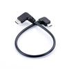Winkelstecker 90 Grad Micro USB auf Typ-C Kabel Konverter Otg Adapter Datenkabel