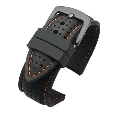 Armband Neues atmungsaktives Silikon-Sportarmband für Huawei Samsung Armband 20 mm 22 mm Gummiband für Mido-T-Issot O-Mega Zubehör
