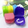 5pcs Retainer Case Orthodontic Denture Storage Box Mouth Guard Case Container Plastic Oral Hygiene Supplies Tray Organizer New
