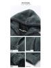 Arctic Velvet Men's Winter Hooded Cardigan - Loose Fit, Warm & Fluffy Style