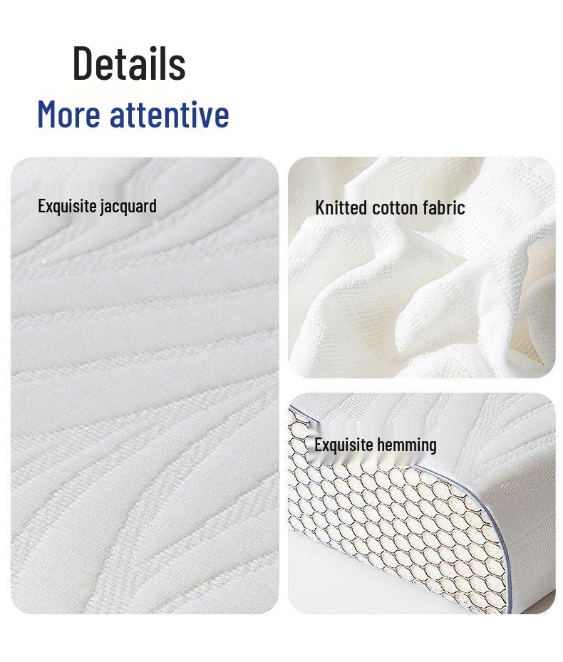 Memory Foam Neck Support Pillow for Better Sleep - Ideal for Adults, Students, and Hotels