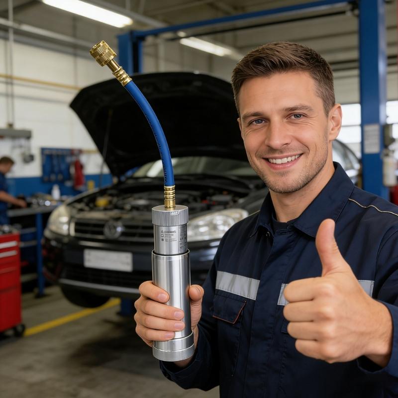 Professional Automotive Refrigerants Changer AC Oil Dye Injector For Car Air Conditioning Maintenance And Repair