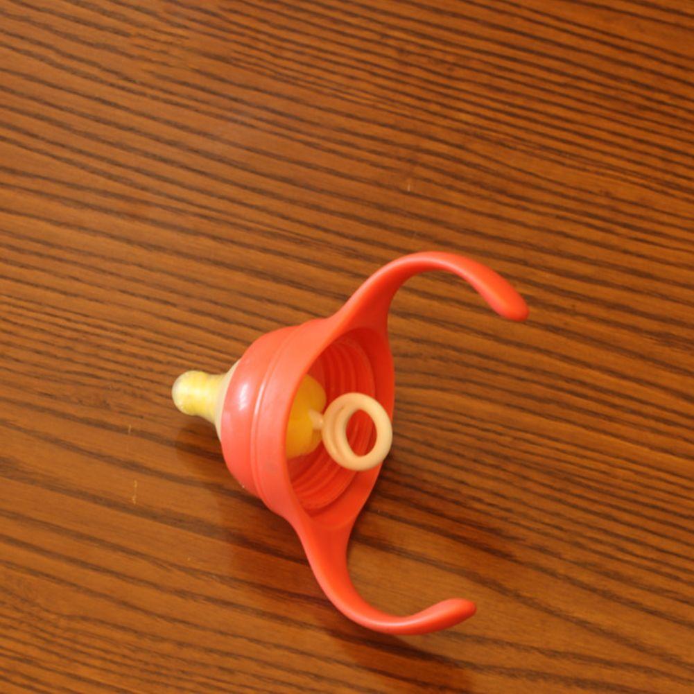 Yellow Babies Teat Feeding Bottle Brushes Pacifier Cleaner Baby Nipple Brush 360 Degree Rotating