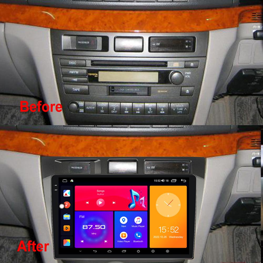 9 Inch Android Car Radio For Toyota Mark II JZX110 Verossa 2000-2007 Car Multimedia Video Player Car Stereo Radio GPS Navigation WIFI 1+16GB