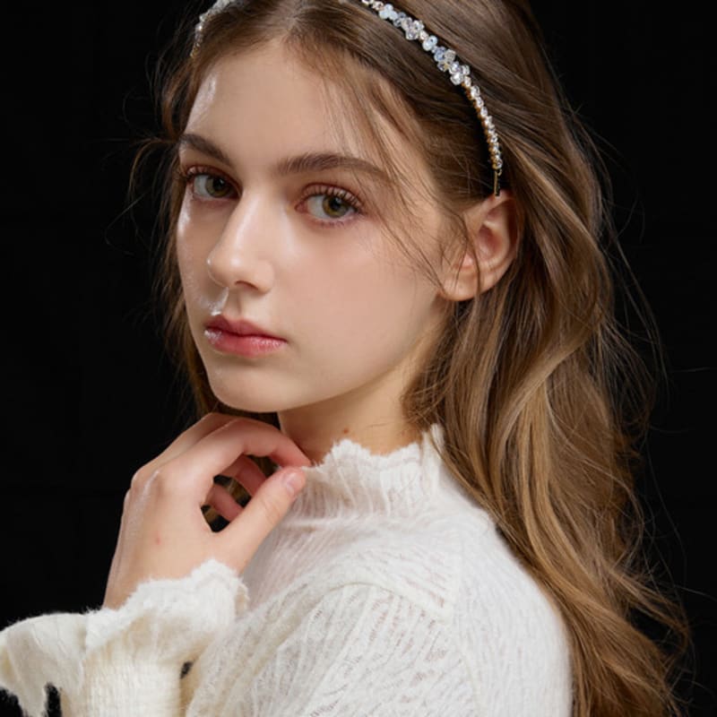 Jean Paul Clarisse Agate Crystal Hairband JP-24-484HB