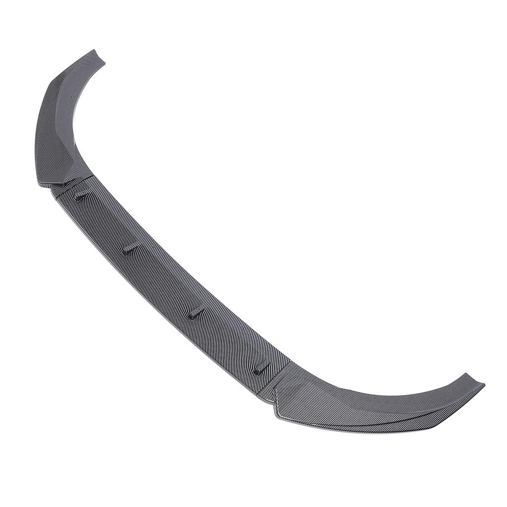 Front Bumper Lip Spoiler Racing   3 Section Type Car Front Bumper Lip Body Kit for S‑Line 8V Pre‑facelift 2013 to 2016