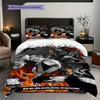 Rock Bands Intense Presence Three-piece set (1 * duvet cover + 2 * pillowcase, without core) 2D Flat Bedding set Duvet cover and pillowcase