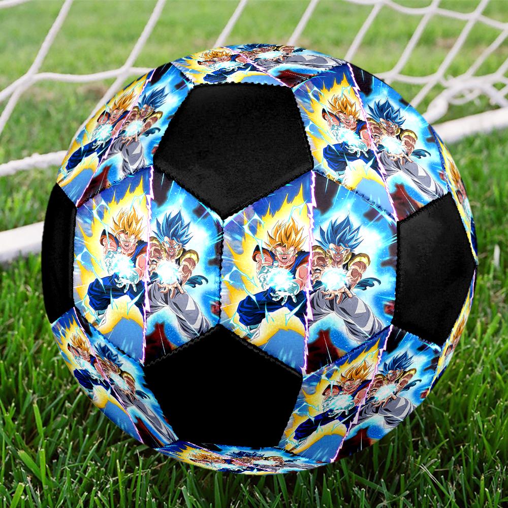 Dragon Ball Indoor Soccer Ball Colorful Machine Stitched PVC Size 5 Team Training Competition Ready Durable High-Bounce Cool Sports Gift