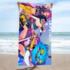 HUNTRIX Print Beach Towel, Large Soft Quick Dry Towel for Beach Camping Swimming