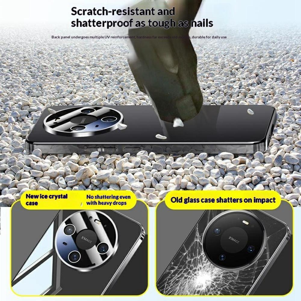 Für Huawei Mate 80 Pro Max Hülle Galvanisierte PC-Handy-Rückseite mit Kameraobjektivschutz