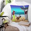 Zig Sharko Cartoons Kinder Quadratische Kissenhülle Kissenbezug Polyester Kissen Dekoration Komfort Wurfkissen für Zuhause Sofa