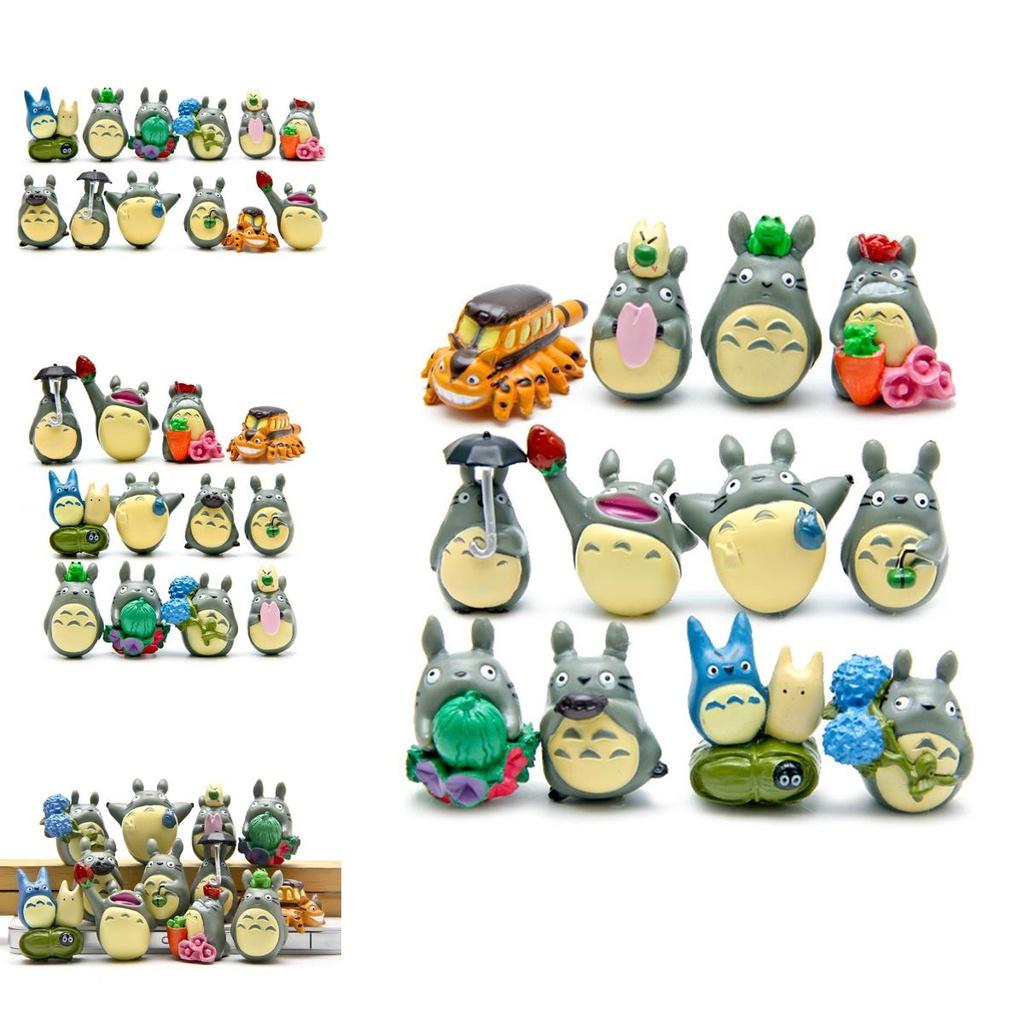My Neighbor Totoro 12pcs Set Garden Decoration Anime Action Figures For Kids And Collectors