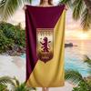 Aston Villa Football Print Quick Dry Beach Towel Microfiber Absorbent Portable Travel Swimming Towel