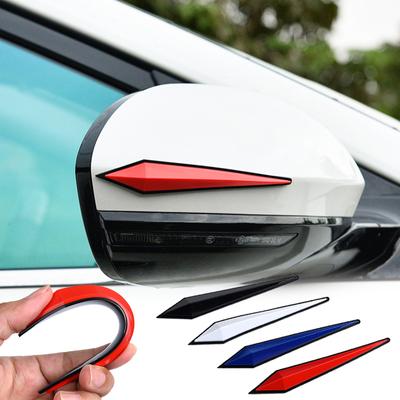 4 Pezzi Strisce Anticollisione Universali per Auto Porta Specchietto Retrovisore Paraurti Adesivi Protettivi Antigraffio Accessori Auto