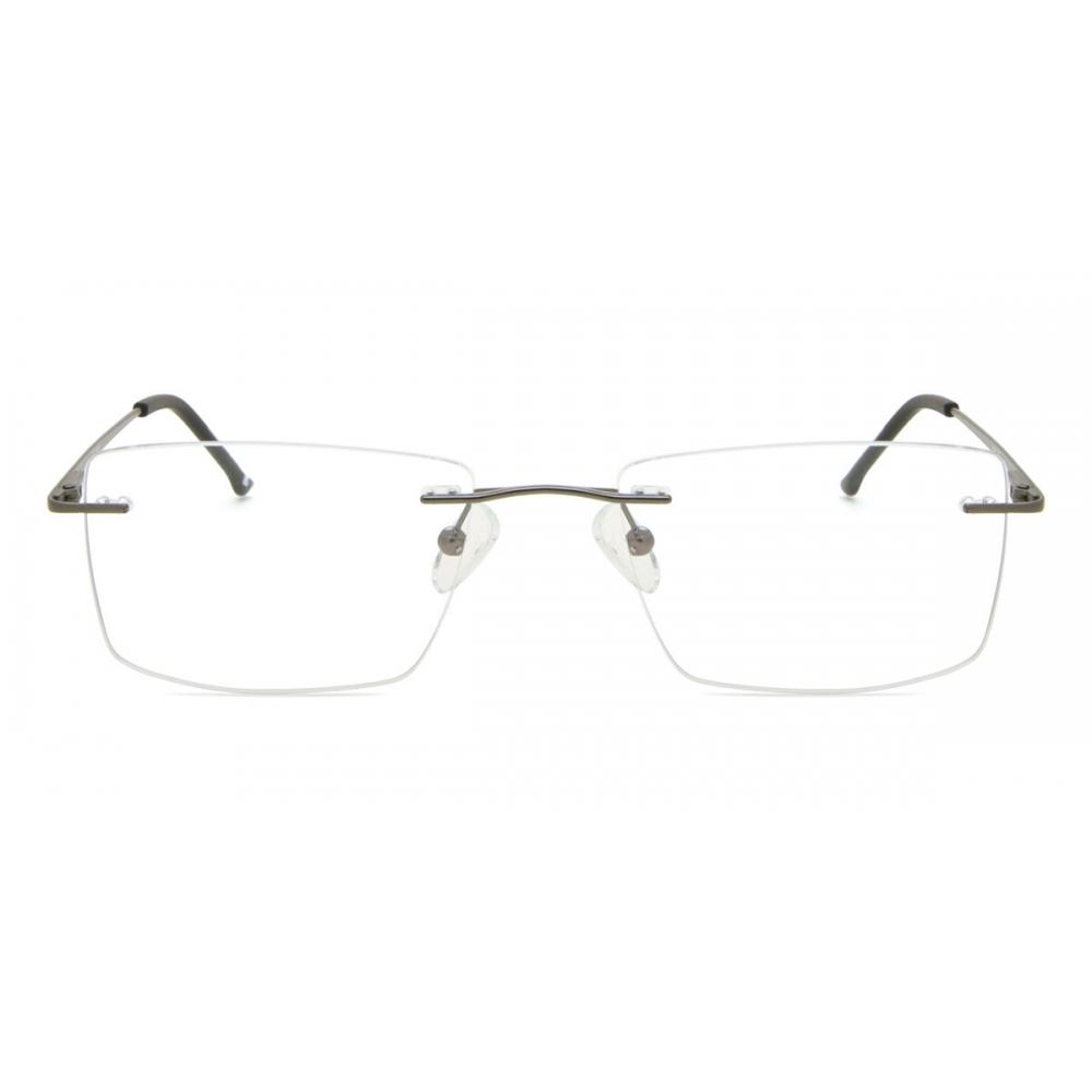 Rimless Square Light Gunmetal Smartbuy Collection Watson Asian Fit 984b Fashion Unisex Eyeglasses