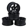 4PCS RC Racing Car 75mm Beadlock Rubber Wheel Tires & Rims Heavy Bearing Spare Part of MN90/99S Wltoys 1:12 R/C Model