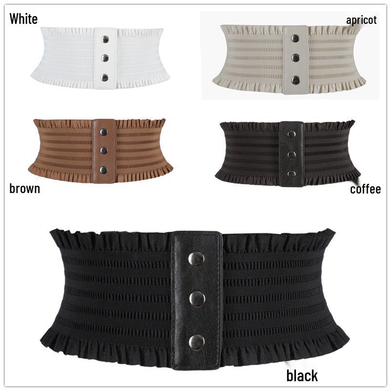 Women's Tassel Tie Slimming Lace Waist Belt